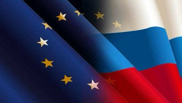 Оформление Т-1 — флаги ЕС и России